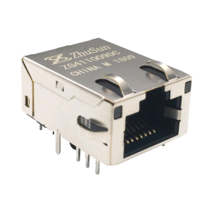 Single Port 100/1000 Base-T Low Profile Gigabite Jack RJ45 Female Connector RJMG2012219206R