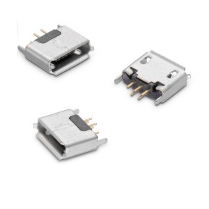 WR-COM Micro USB 2.0 tips AB vertikāli 5 kontakti