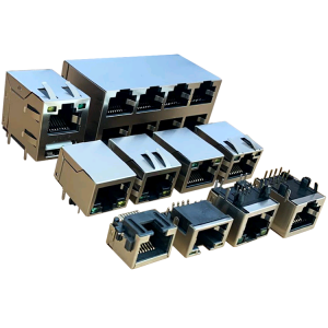 Original factory wholesale RJ45 Modular Jack SMD or THT mounting Network Connectors Ethernet Solutions