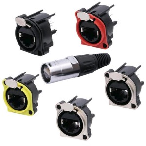 CAT5E 8P8C XLR RJ45 Connector NE8FAV-YK-DAE NE8FAV-Y110-DAE NE8FAV-SD-AE NE8FAH-LR-DAE