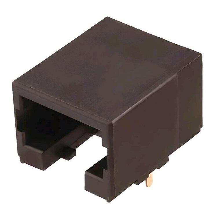 China RJ45 Modular Jack Assembly 8 Position Low Profile Right Angle ...