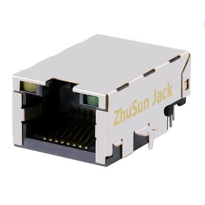 RJMG2018214362R with Magnetics Module and LED Low Profile Sink Type 1000Base-T RJ45