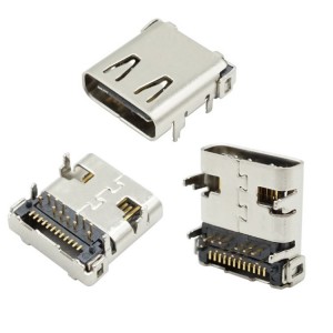 WR-COM USB 3.1 टाइप C रिसेप्टेकल क्षैतिज THR...